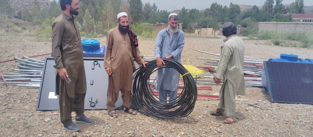 د خوست علیشیرو او تریزیو ولسوالی کې د ۱۱ شنو خونو د جوړولو چارې پیل شوې