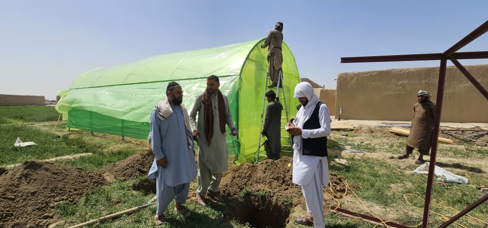 کندهار کې د ۱۰۰ شنو خونو د جوړولو چارې ۴۰ سلنه بشپړې شوې