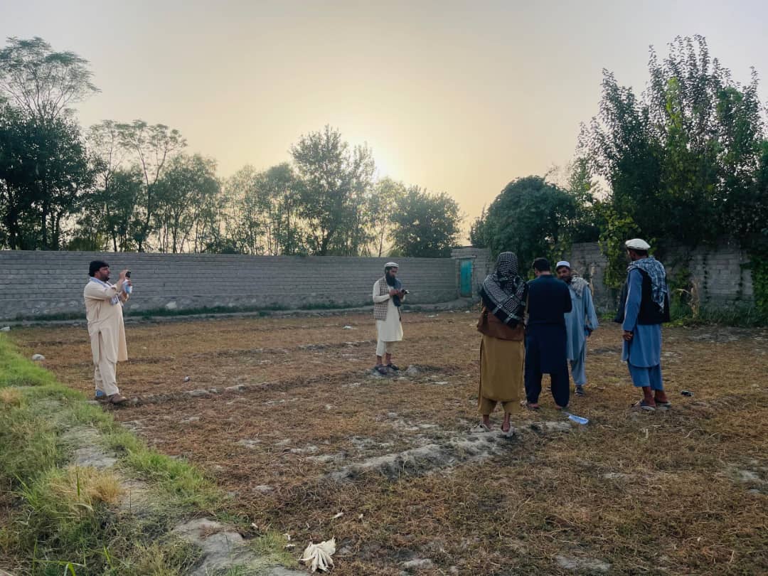 د ننګرهار سره رود ولسوالی کې وړې شنې خونې جوړېږي