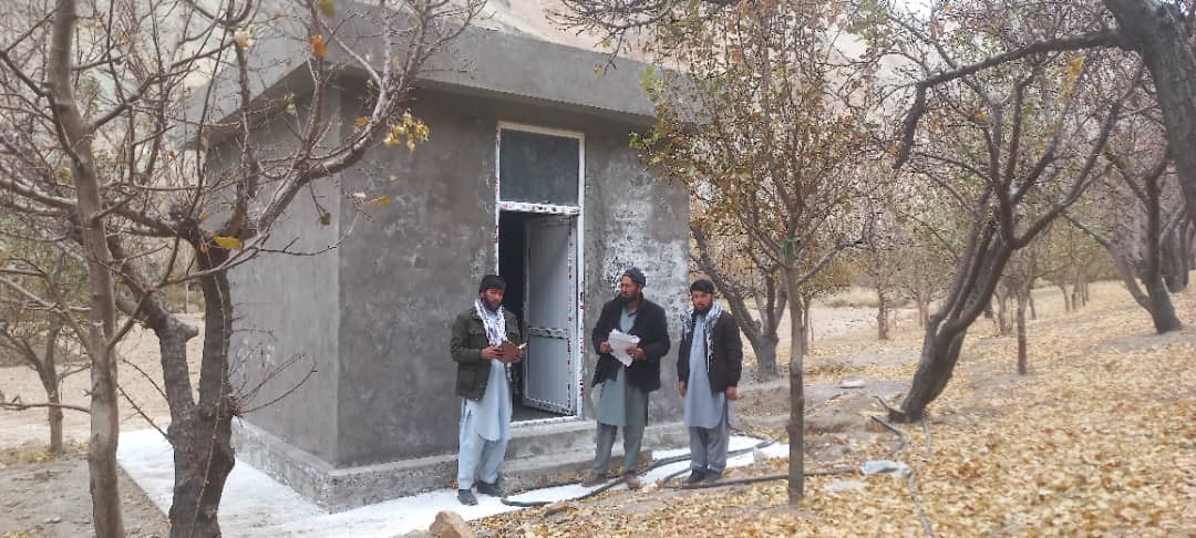 نظارت از روند اعمار سه باب سلفرخانه در مرکز و ولسوالی شیبر بامیان 