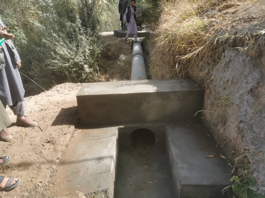 کانال آبیاری زراعتی در ولسوالی ارگو بدخشان به بهره‌برداری سپرده شد