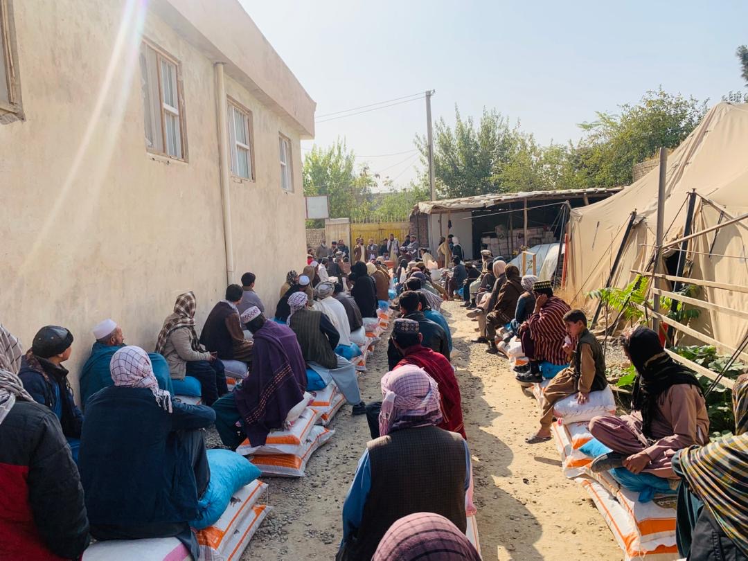 کندز کې پر یوشمېر مالدارانو د څارویو د خوراکي توکو وېش تر سره شو