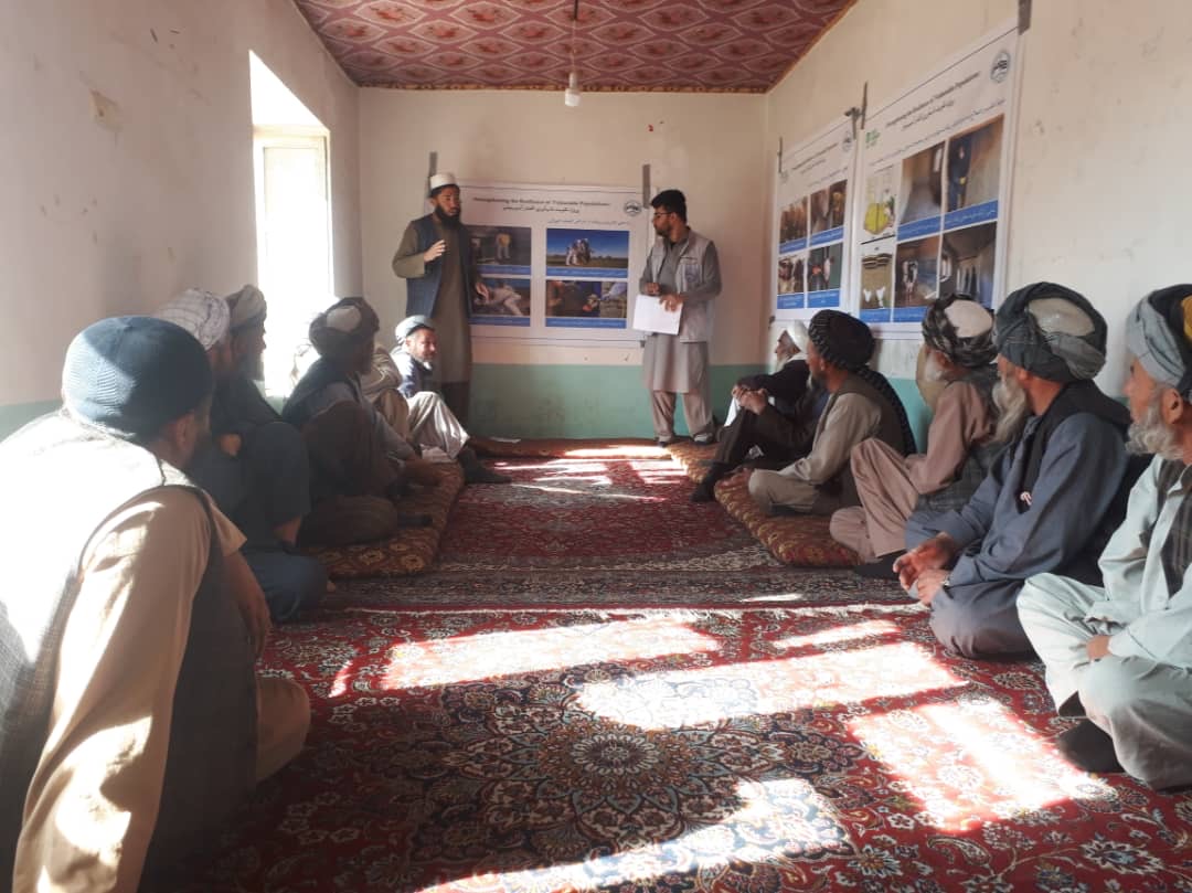 برگزاری برنامه آموزشی برای ۱۹۸ مالدار در ولسوالی درزاب جوزجان