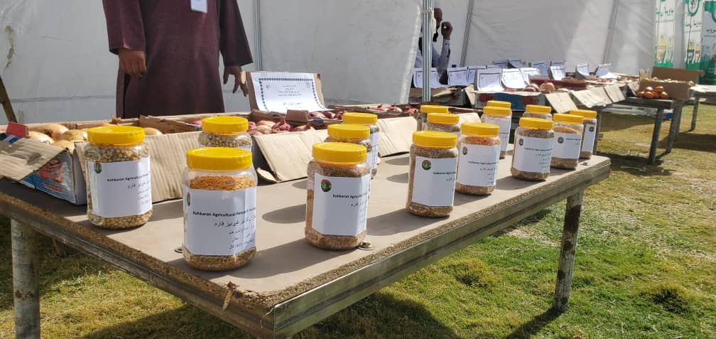 کندهار کې د کوهکران څېړنیز فارم لسګونه ډول انار او حبوبات نندارې ته وړاندې شول