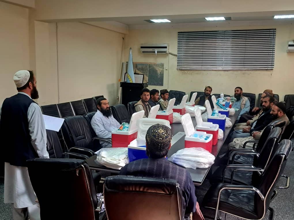 توزیع کیت‌های سیروسرویلانس بیماری بروسلوز برای مسئولان کلینیک‌های صحی حیوانی ولایت کابل