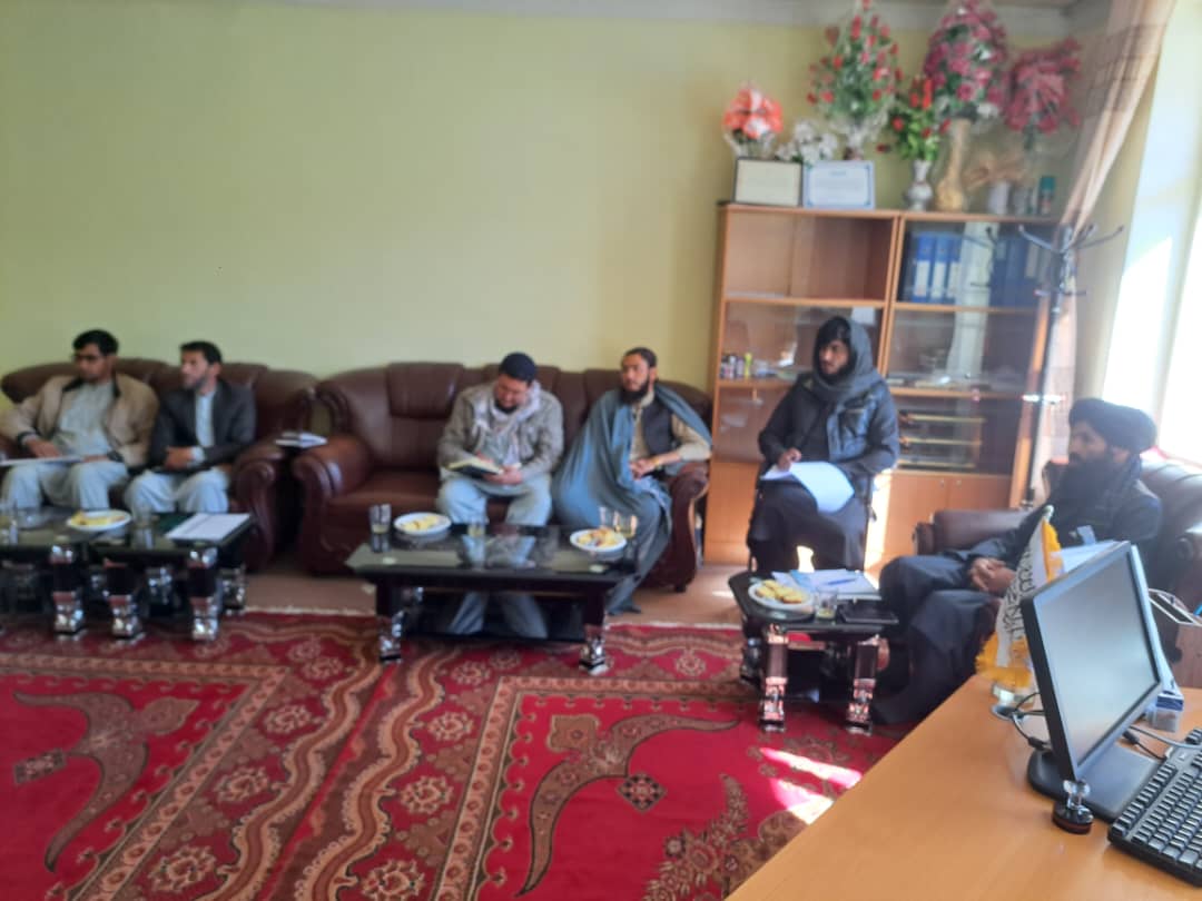 برگزاری جلسه سکتوری موسسات همکار در بخش زراعت و مالداری بامیان