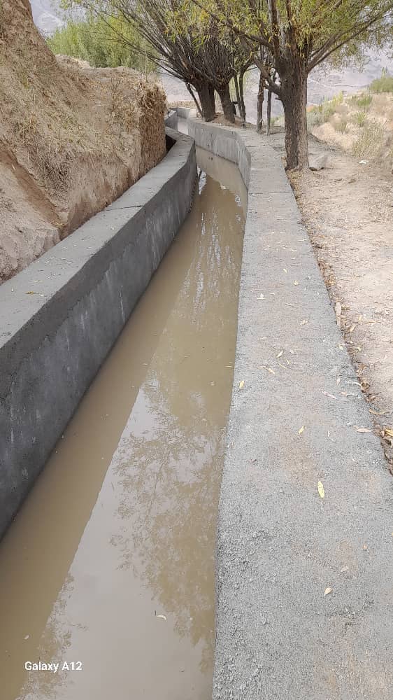 بهره‌برداری از کانال آبیاری زراعتی در ولسوالی درایم بدخشان با هزینه بیش از ۴میلیون ۷۸۱ هزار  افغانی