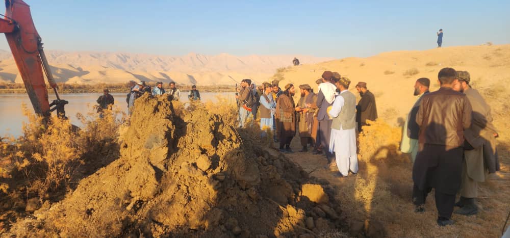 افتتاح و آغاز پروژه‌های زهکشی و اصلاح زمین‌های زراعتی در ولایت بغلان