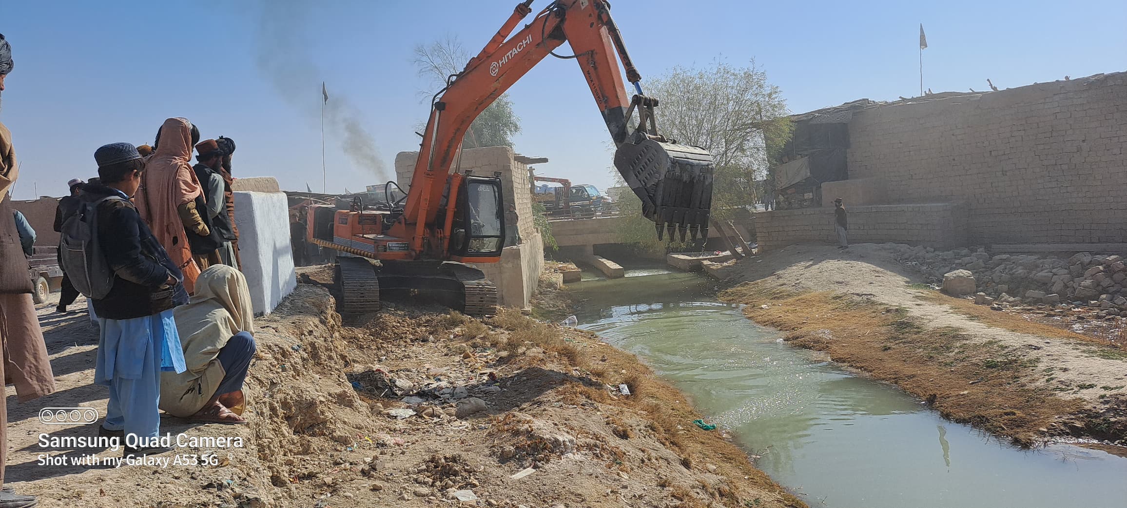 د هلمند مارجې ولسوالی د کاریز سعید کلي د زهکشۍ کانال د پاک کارۍ پروژې پرانیسته