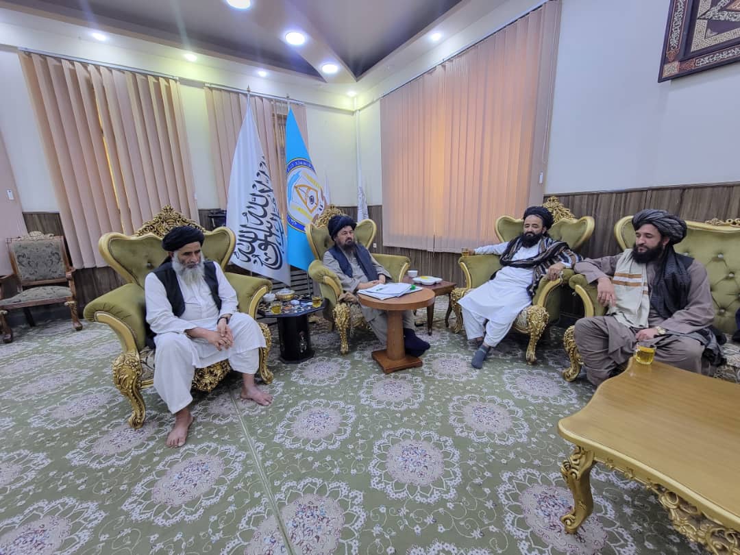 دیدار رئیس عواید و محاسبه عُشر و زکات وزارت زراعت با معاون مقام ولایت بلخ