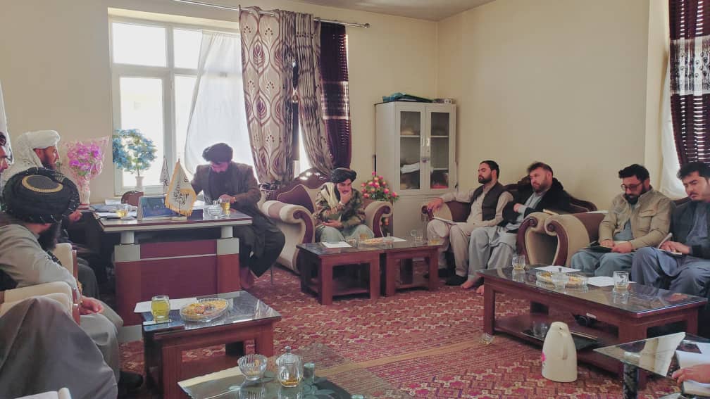 تدویر نشست سکتور زراعت و انکشاف دهات با موسسات همکار در ولایت غور