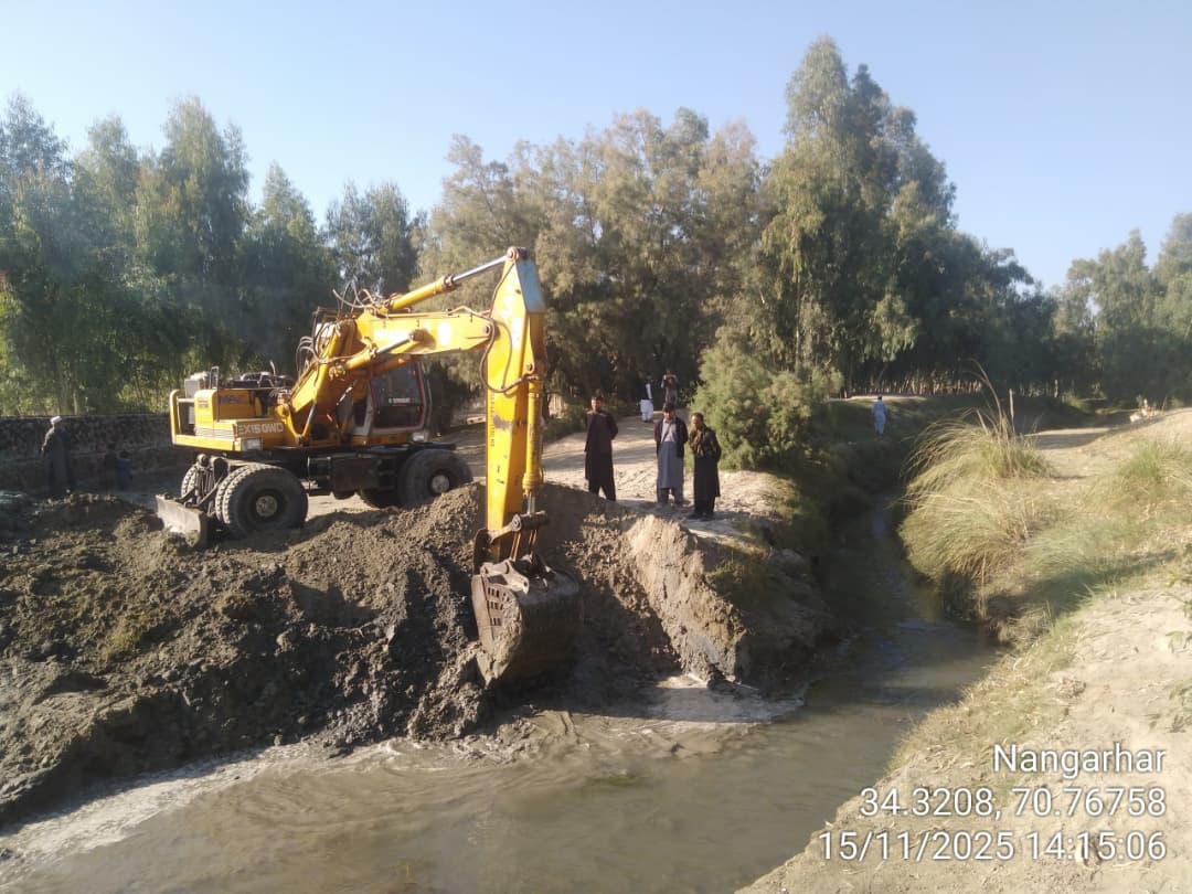 د ننګرهار ولایت د بټي‌کوټ ولسوالی د چهاردهې کلي کانال د زهکشۍ او پاک کارۍ پروژې پرانیسته