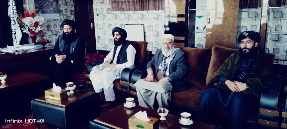 دیدار رئیس استملاک، ارزیابی و بی‌جا‌شدگان با رئیس عمومی حوزه دریای کابل