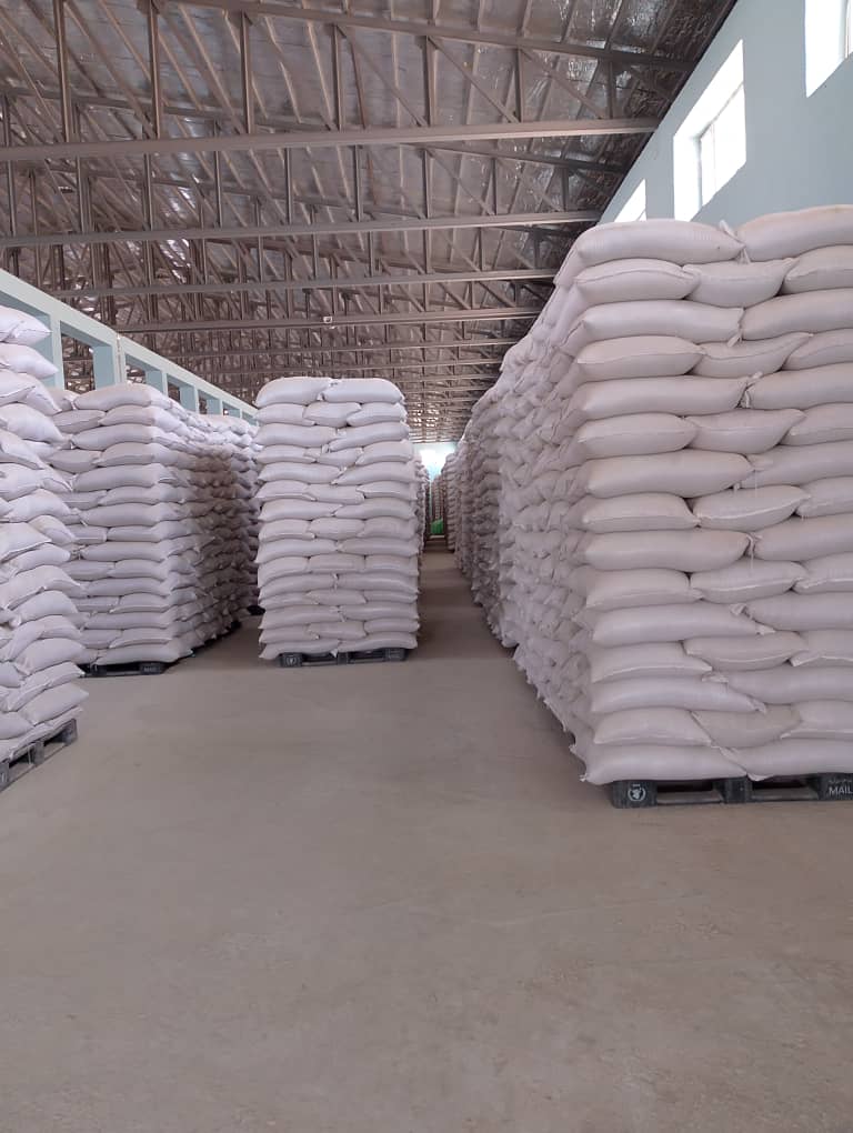 هیئت وزارت زراعت از گندم‌های ذخیره‌شده در ولایت فاریاب بازدید کرد