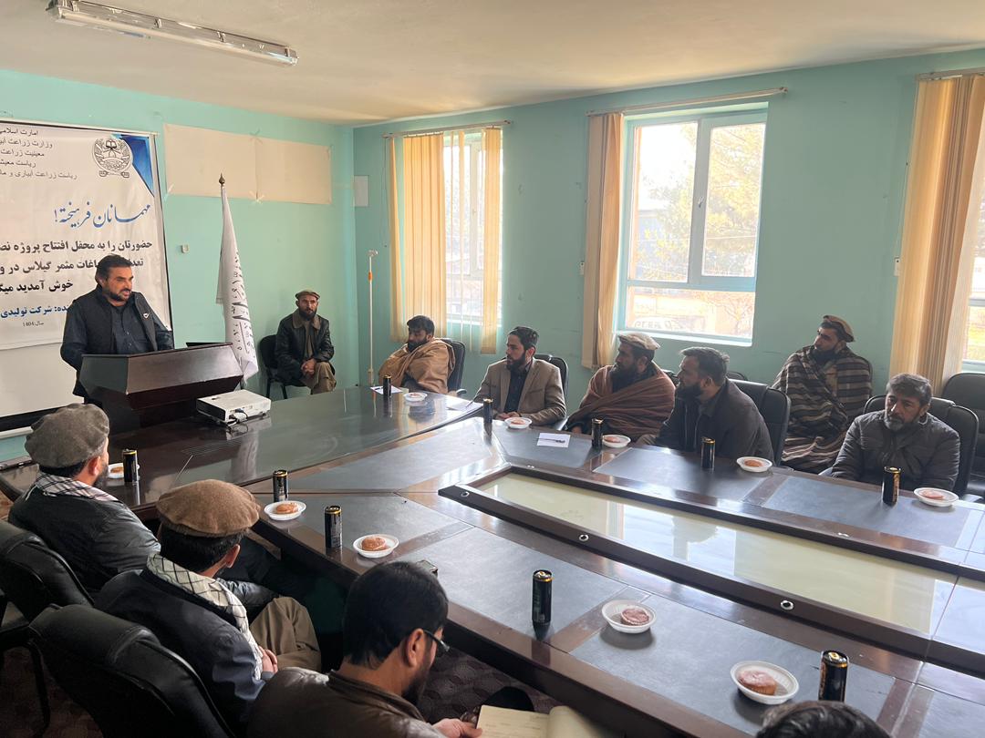 آغاز تطبیق پروژه نصب سیستم آبیاری قطره‌ای در دو ولسوالی بدخشان