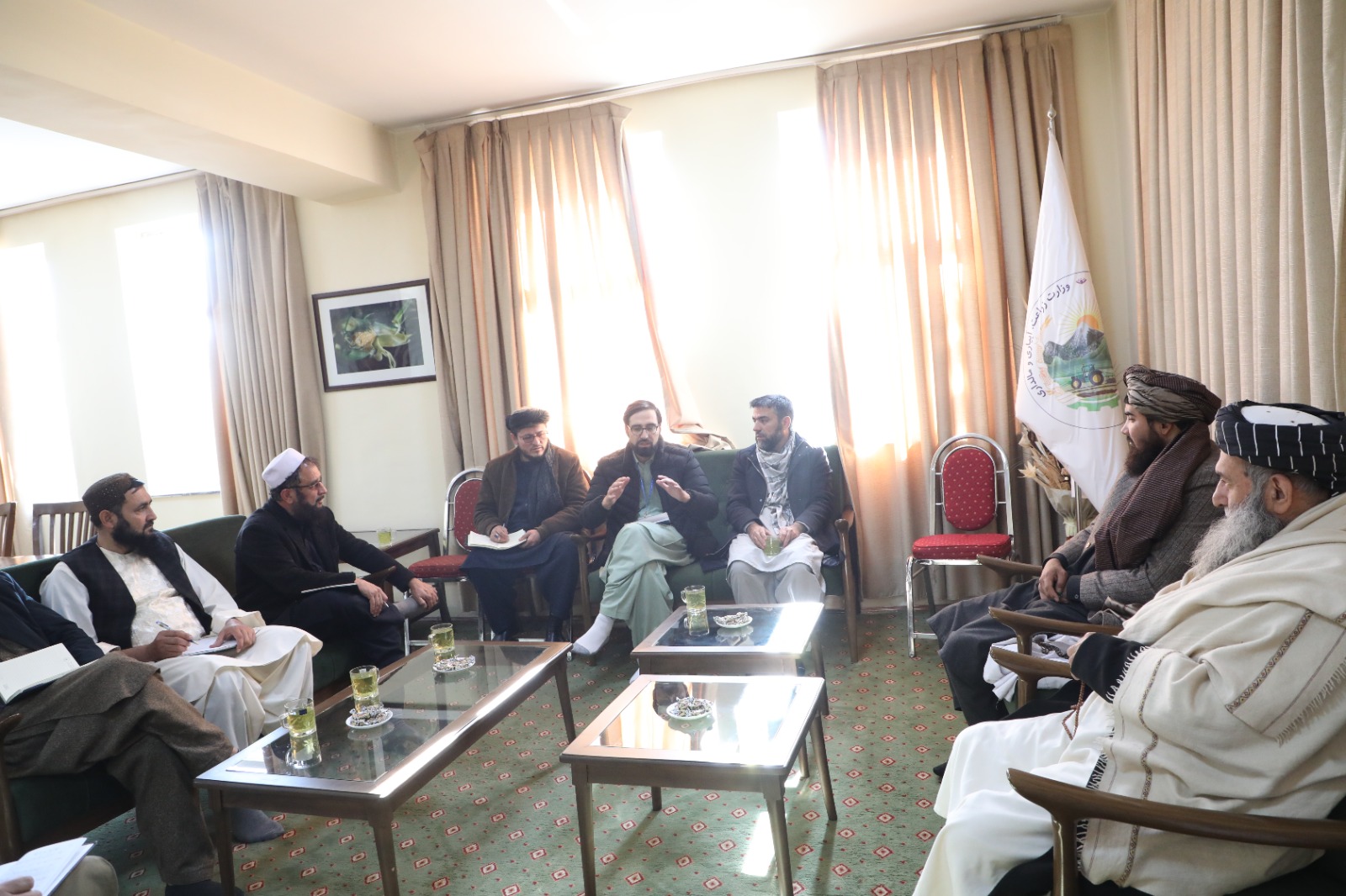 دیدار رئیس عمومی پلان و هماهنگی برنامه‌های وزارت زراعت با مسولان سازمان غذایی جهان(WFP) 