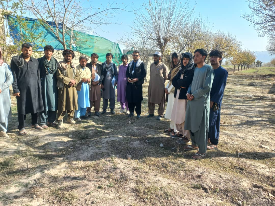 خوست کې د سبو او مېوو د وچولو مرکزونو د جوړولو لپاره سروې ترسره شوه