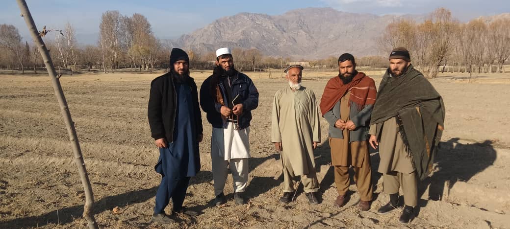 نظارت از روند انتخاب زمین برای ایجاد ۱۴ قطعه باغ نمایشی گیلاس در کاپیسا