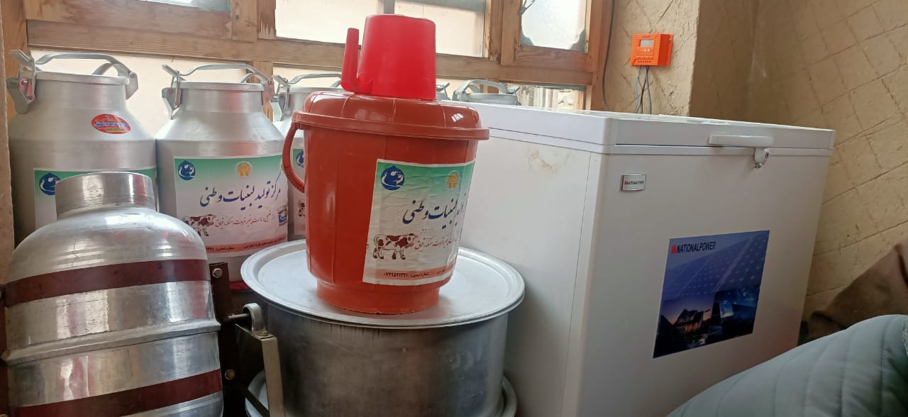 نظارت و ارزیابی از مراکز کوچک پروسس لبنیات در شهر فیض‌آباد