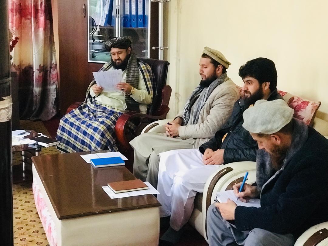 برگزاری جلسه سکتور زراعت و انکشاف دهات در پنجشیر