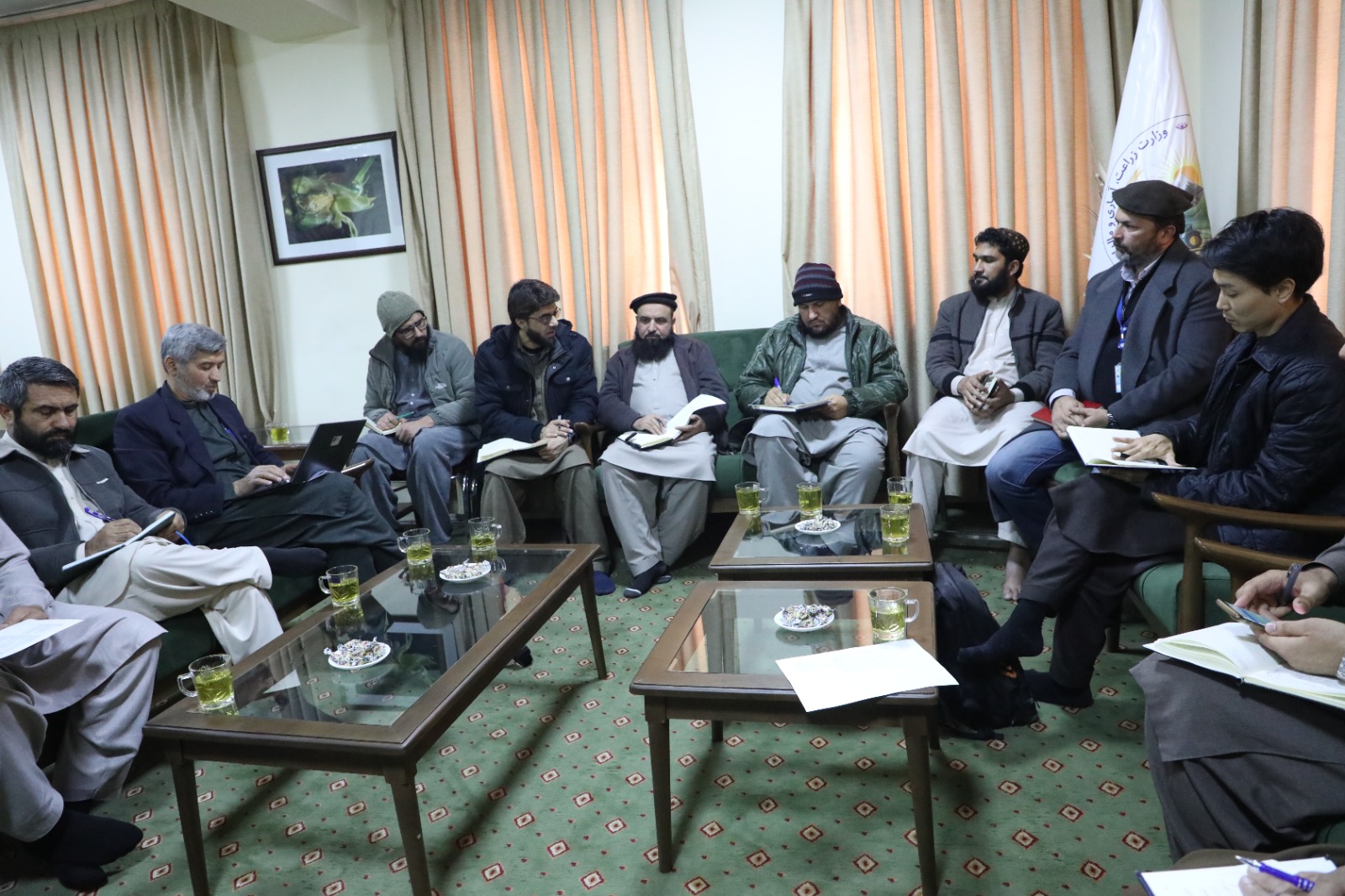 دیدار رئیس پلان و پالیسی وزارت زراعت با مسوولین پروگرام انکشافی  سازمان ملل متحد 