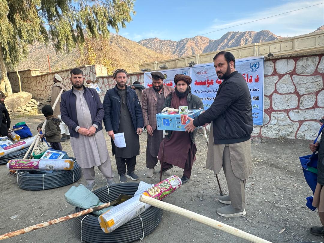 ننګرهار کې ۳۰۰ د اصیلو ګلابو بڼوالو ته د بڼوالۍ توکي ووېشل شول