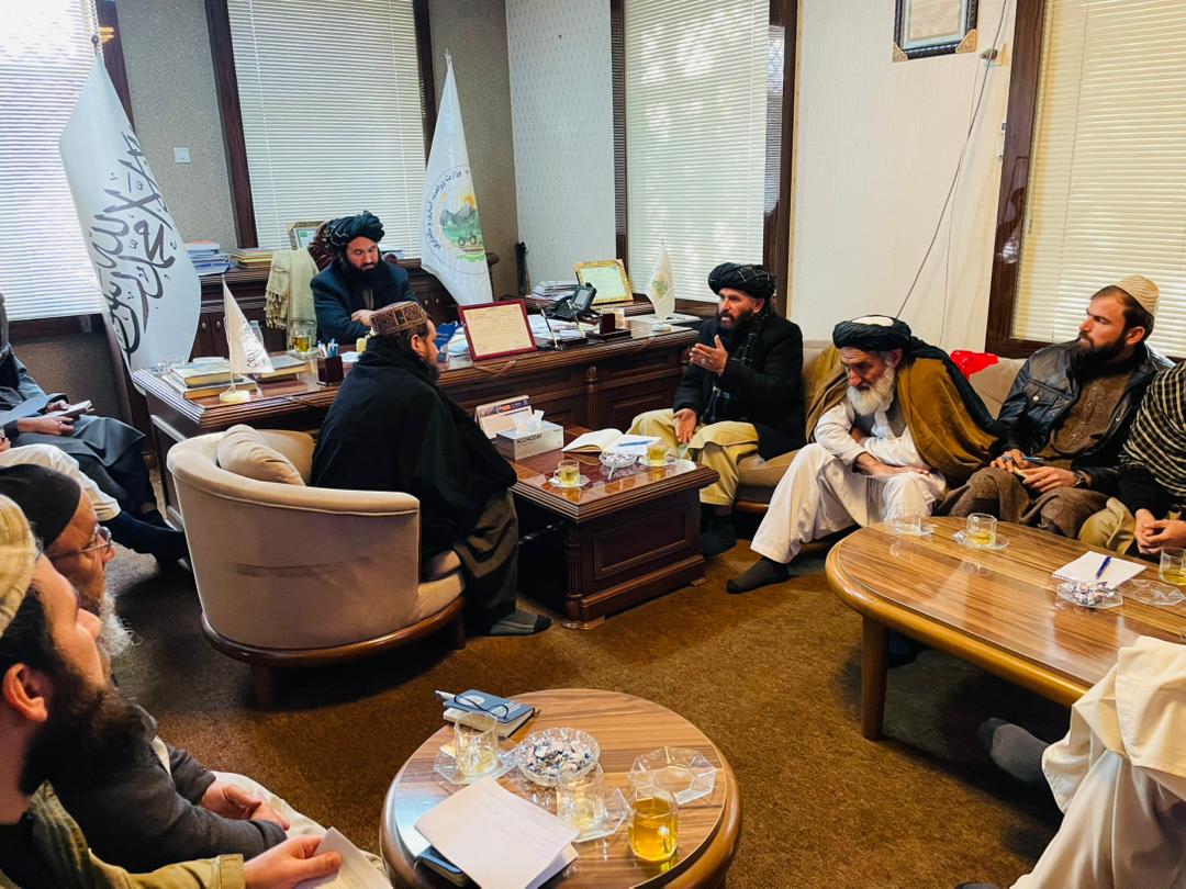 برگزاری جلسه بررسی وضعیت و تسریع روند پروژه‌های انکشافی منابع طبیعی در ۳۴ ولایت کشور