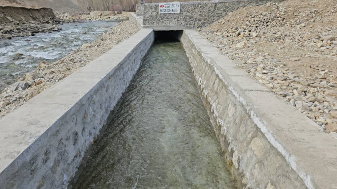 افتتاح کانال‌های زراعتی و تقدیر از کارکردهای ریاست زراعت در ولسوالی شهدا