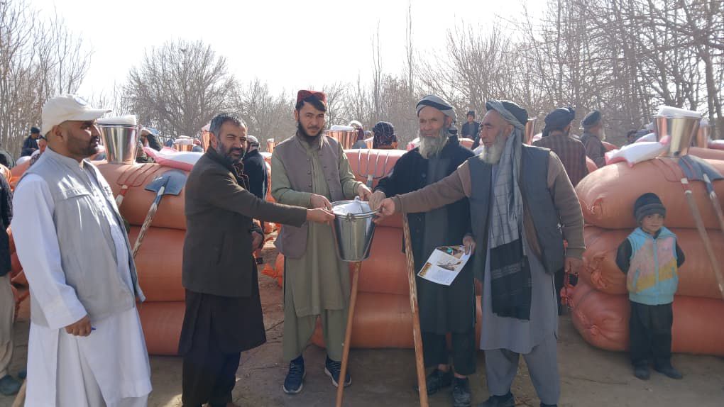 توزیع وسایل مالداری برای ۲۹۱ مستفیدشونده در ولسوالی چهار بولک