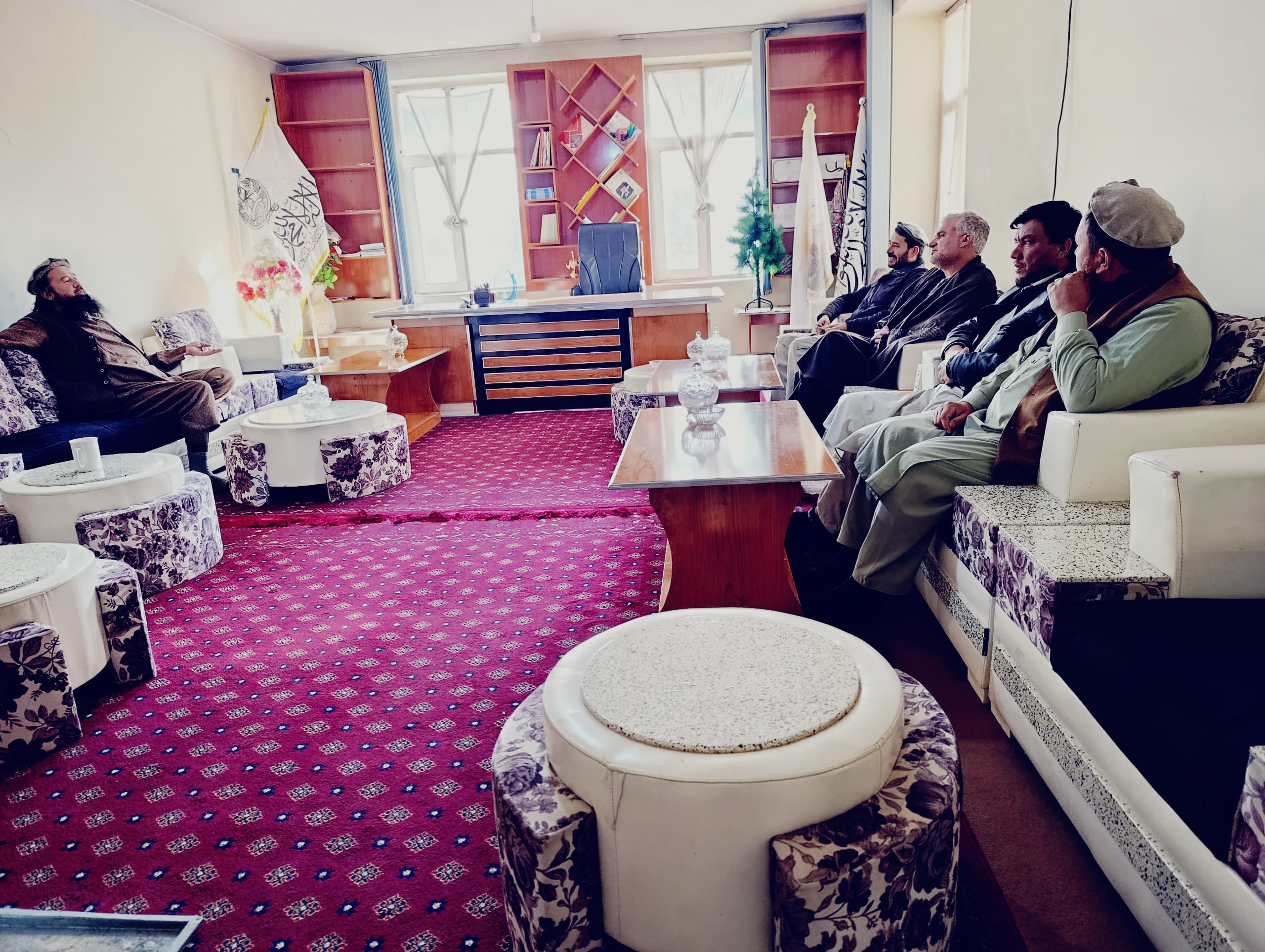 دیدار رئیس زراعت، آبیاری و مالداری تخار با رئیس مؤسسه شلتر فار لایف