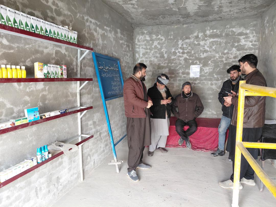 تطبیق واکسین حیوانی در ولسوالی چهار بولک ولایت بلخ