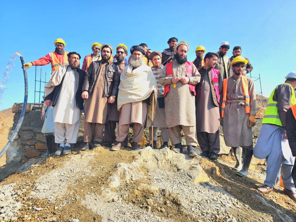 د خاص کونړ ولسوالی کې د اوبو د مدیریت او نیالګیو کېنولو پروژو څخه د کرنې وزارت د پلاوي لیدنه