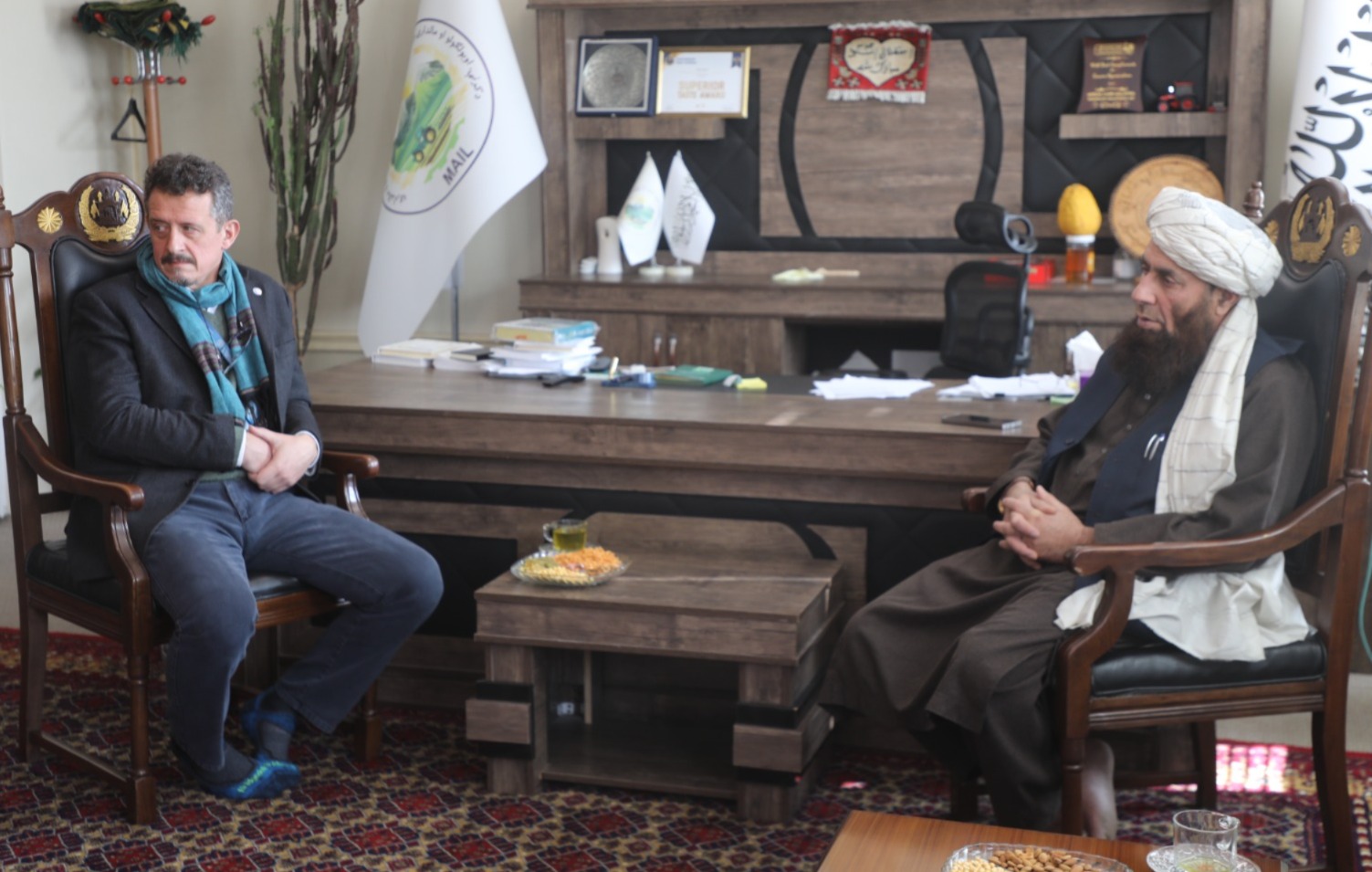 دیدار معین زراعت و مالداری با معاون سازمان خوراک و زراعت ملل متحد