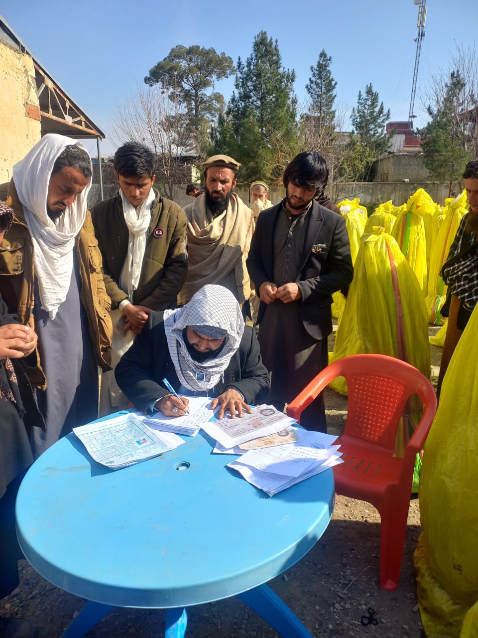 د ننګرهار په خوګیاڼیو کې د معیاري بڼونو د جوړولو په پار د ګیلاس نیالګیو وېش