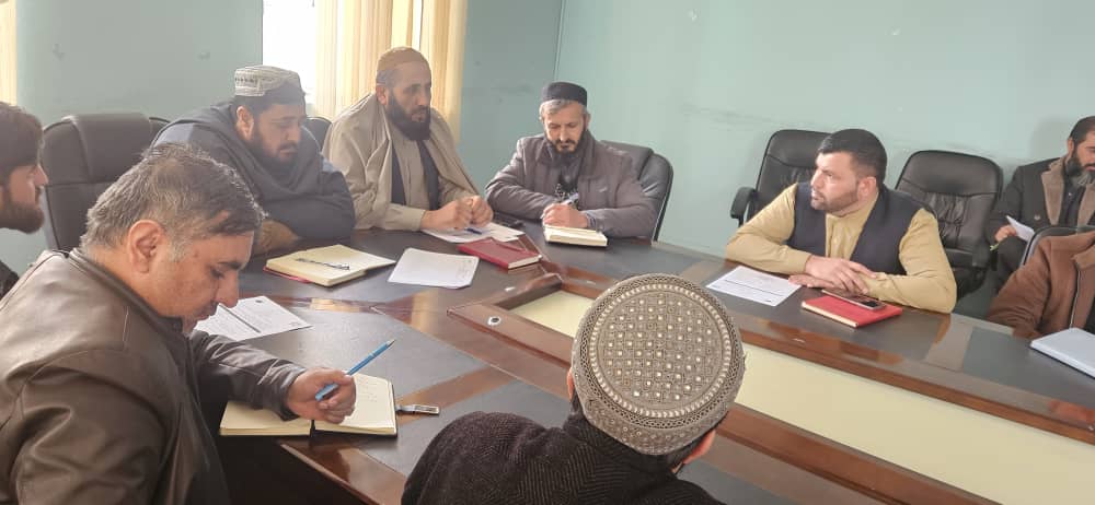 برگزاری جلسه سکتور زراعت و انکشاف دهات ولایت بدخشان با محور هماهنگی پروژه‌ها و کمپاین نهال‌شانی