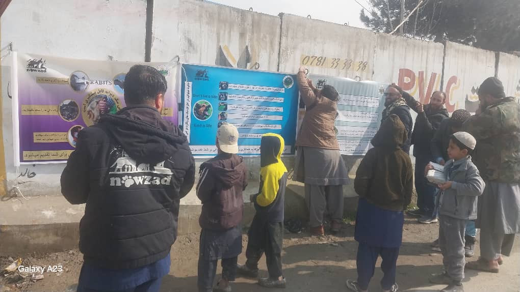 آغاز کمپاین لایم سلفر در ولسوالی جبل‌السراج ولایت پروان