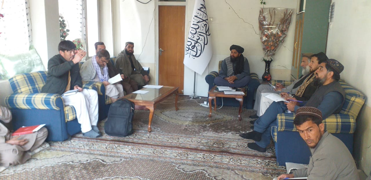 برگزاری جلسه سکتور زراعت و انکشاف دهات در ولایت پروان