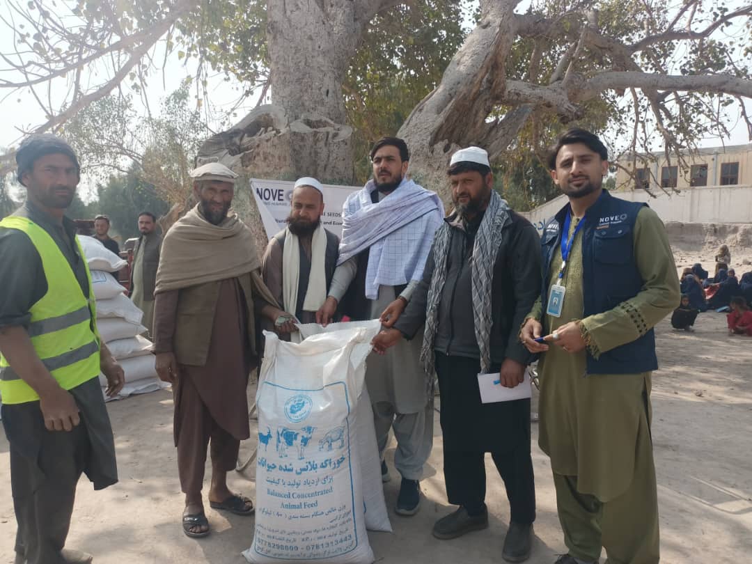 ننګرهار کې ١٧٨ مالدارانو ته حیواني خوراکه ووېشل شوه