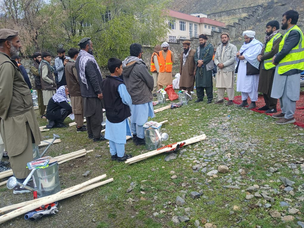 توزیع تخم سبزیجات و وسایل باغچه خانگی برای ۲۰۰ خانواده در رخه پنجشیر