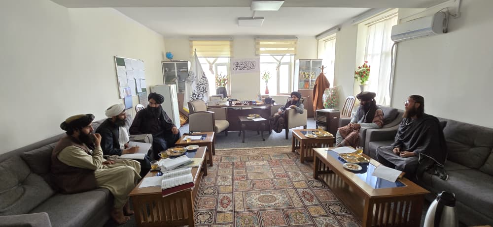 نشست رئیس زراعت بدخشان با مسئول بخش مصونیت غذایی و معیشت دفتر مبارزه با گرسنگی در افغانستان