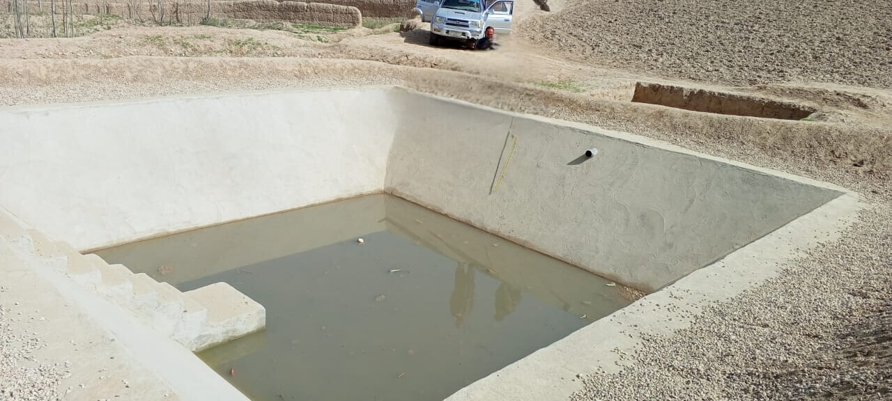 بهره‌برداری از چکدم‌ها و حوض‌های ذخیره آب در فاریاب برای تقویت مدیریت منابع آبی