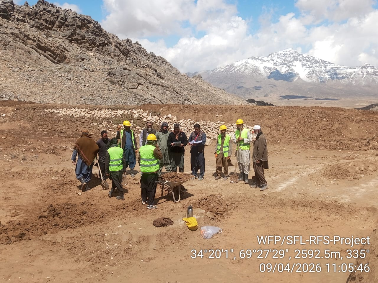 پیشرفت ۸۰ درصدی کار حوض‌های خاکی در ولسوالی خاکجبار