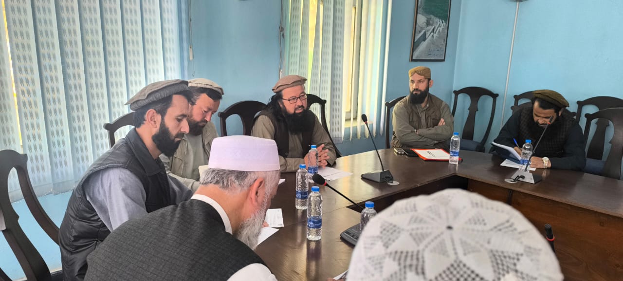 تدویر جلسه ماهوار سکتور زراعت و انکشاف دهات در ولایت تخار