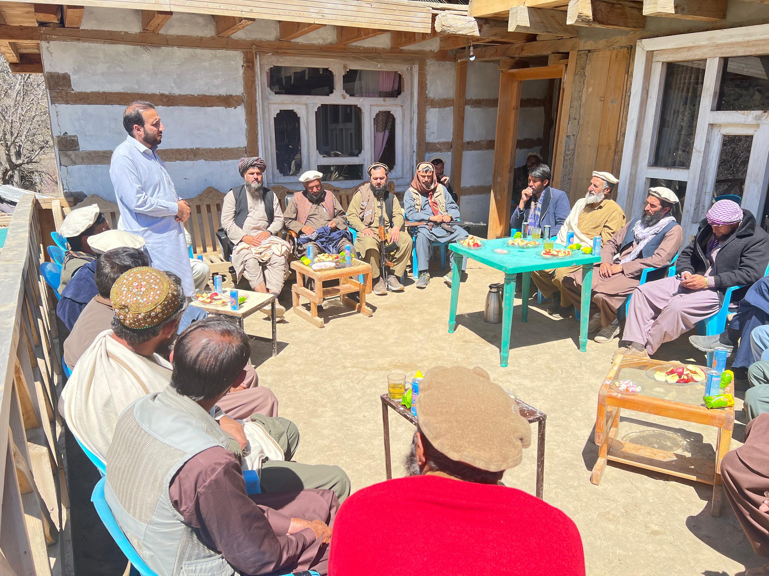 کانتیوا ولسوالی ته د نورستان د کرنې رییس سفر