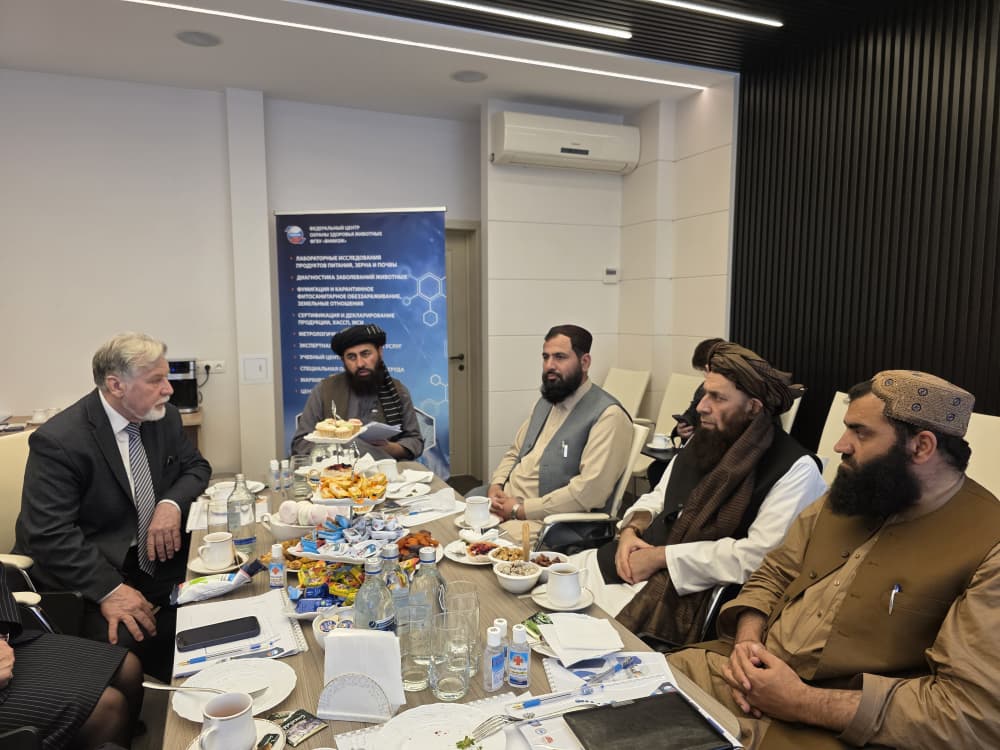 دیدار هیئت وزارت زراعت افغانستان  از  انستیتوت تحقیقاتی صحت حیوانی و نباتی روسیه