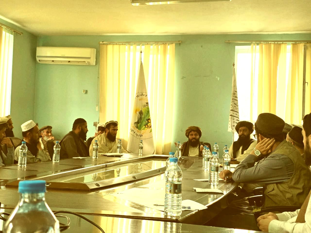 دیدار رئیس اراضی وزارت زراعت با کارمندان ریاست زراعت بدخشان