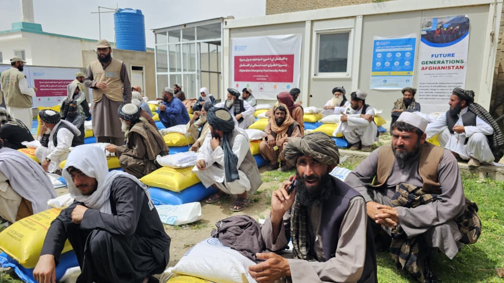 زابل کې  پر سلګونو بزګرانو د جوارو اصلاح شوي تخمونه او کیمیاوي سرې ووېشل شوې