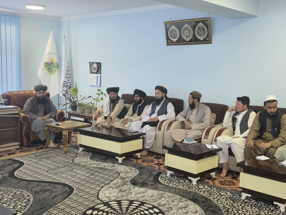 رئیس زراعت سمنگان با سرپرست دفتر هیأت معاونت سازمان ملل متحد در افغانستان دیدار کرد