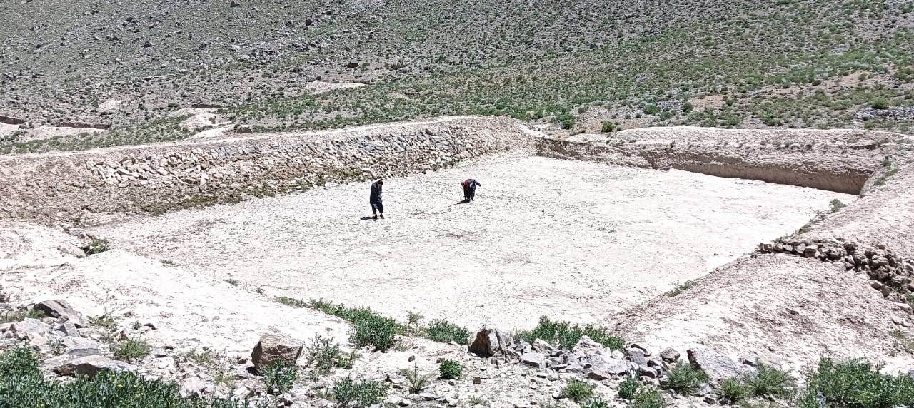تکمیل ۶ حوض خاکی برای تقویت منابع آب در ولسوالی خاکجبار کابل
