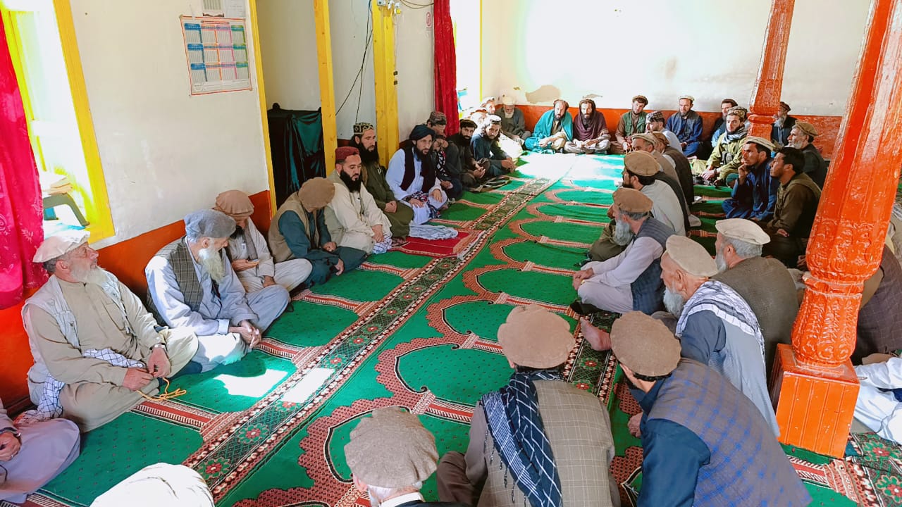 فراشغان ولسوالی ته د لغمان د کرنې رییس سفر